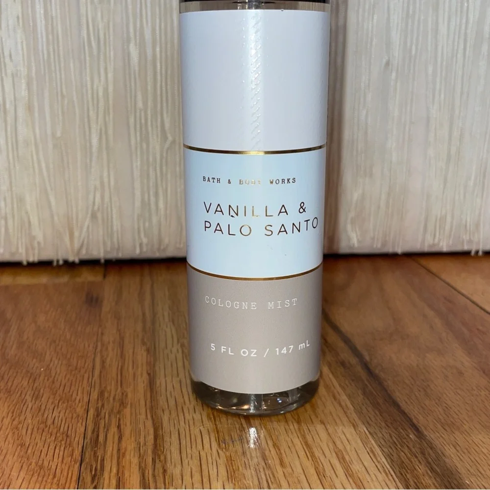 NEW Bath & Body Works Men Cologne Mist VANILLA & PALOS ANTO  discontinued spray